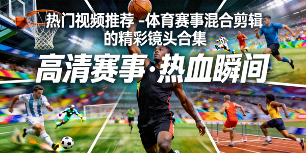 热门视频推荐 - 体育赛事混合剪辑的精彩镜头合集